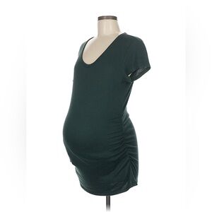 Market & Spruce Dark Teal Maternity Short Sleeve Tee